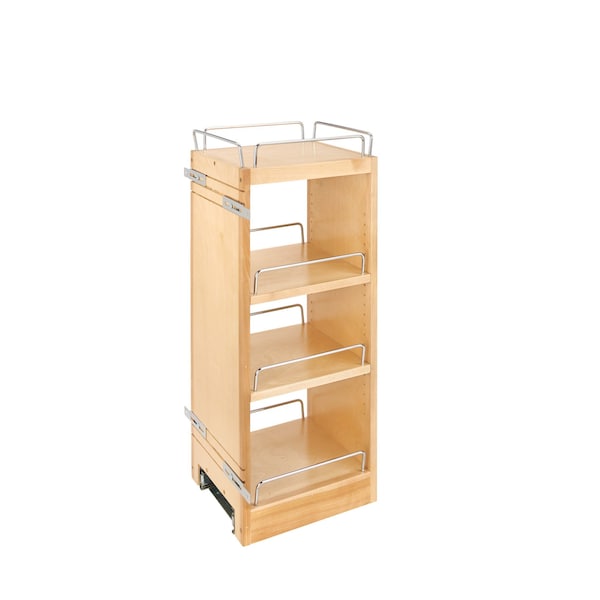 Rev-A-Shelf Maple Veneer, Light Brown, 9.5 in W, 26.15 in H, 10.75 in D, 10.75 in L, Light Brown 448-BBSCWC-9C - main